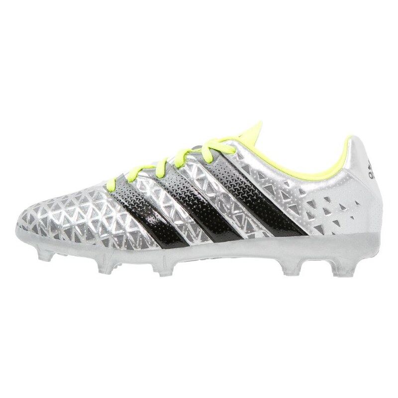 adidas Performance ACE 16.1 FG Chaussures de foot à crampons silver metallic/core black/solar yellow