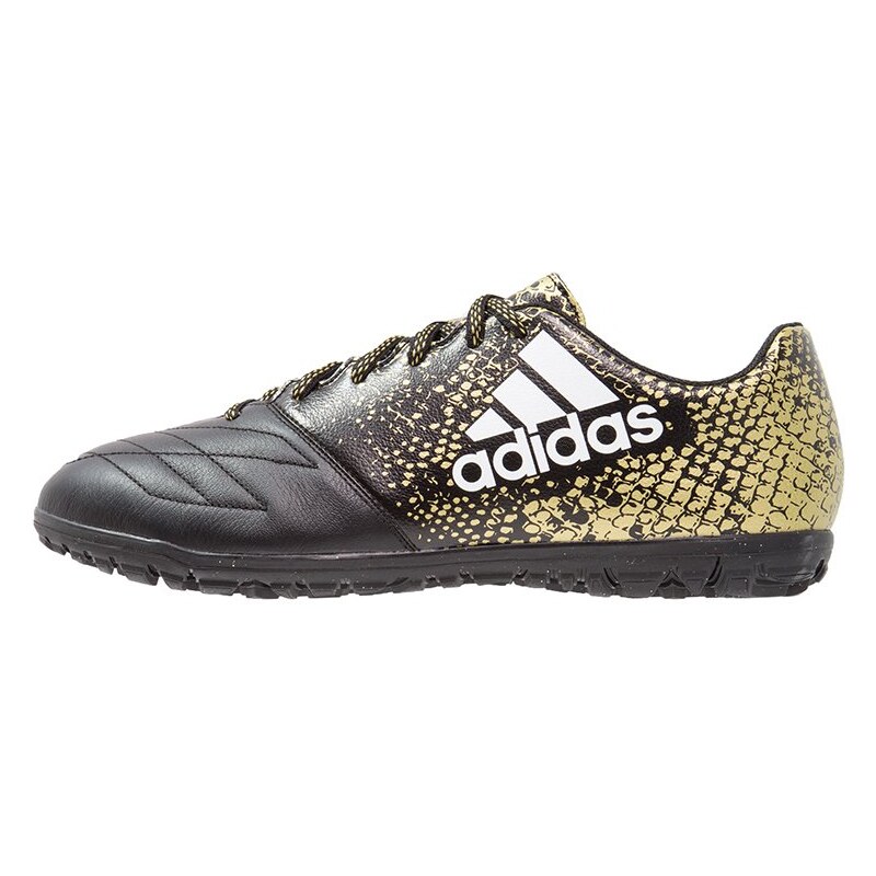adidas Performance X 16.3 TF Chaussures de foot multicrampons core black/white/gold metallic