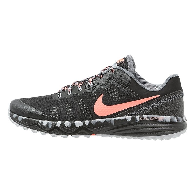 Nike Performance DUAL FUSION TRAIL 2 Chaussures de running black/atomic pink/cool grey/wolf grey