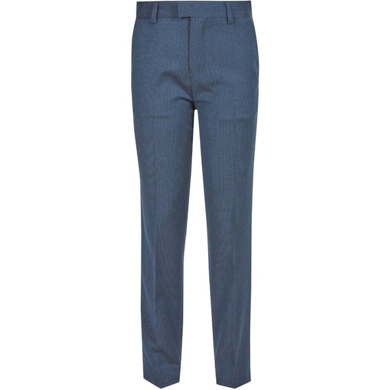 Marks & Spencer London Pantalon classique mottled blue