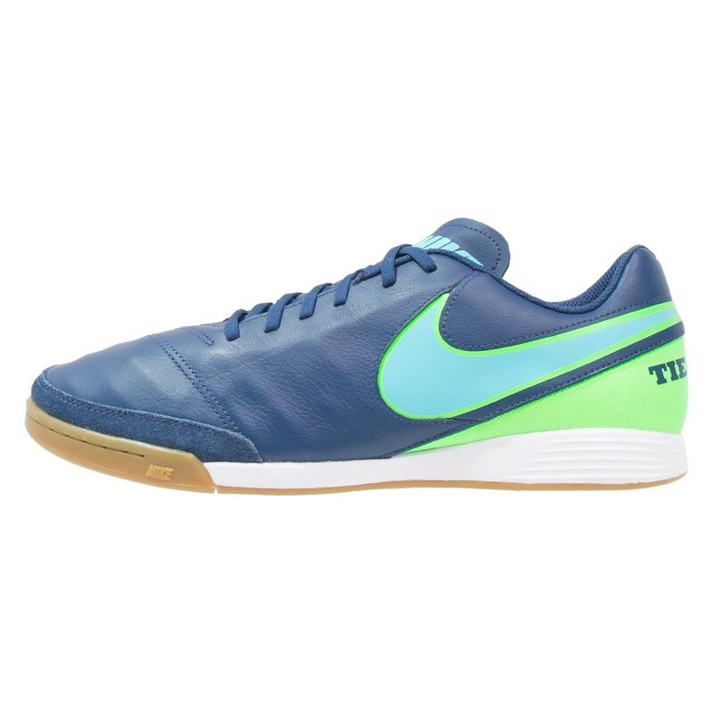 Nike Performance TIEMPOX GENIO II IC Chaussures de foot en salle coastal blue/polarized blue/rage green