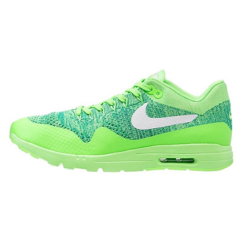 Nike Sportswear AIR MAX 1 ULTRA FLYKNIT Baskets basses voltage green/white/lucid green/rio teal