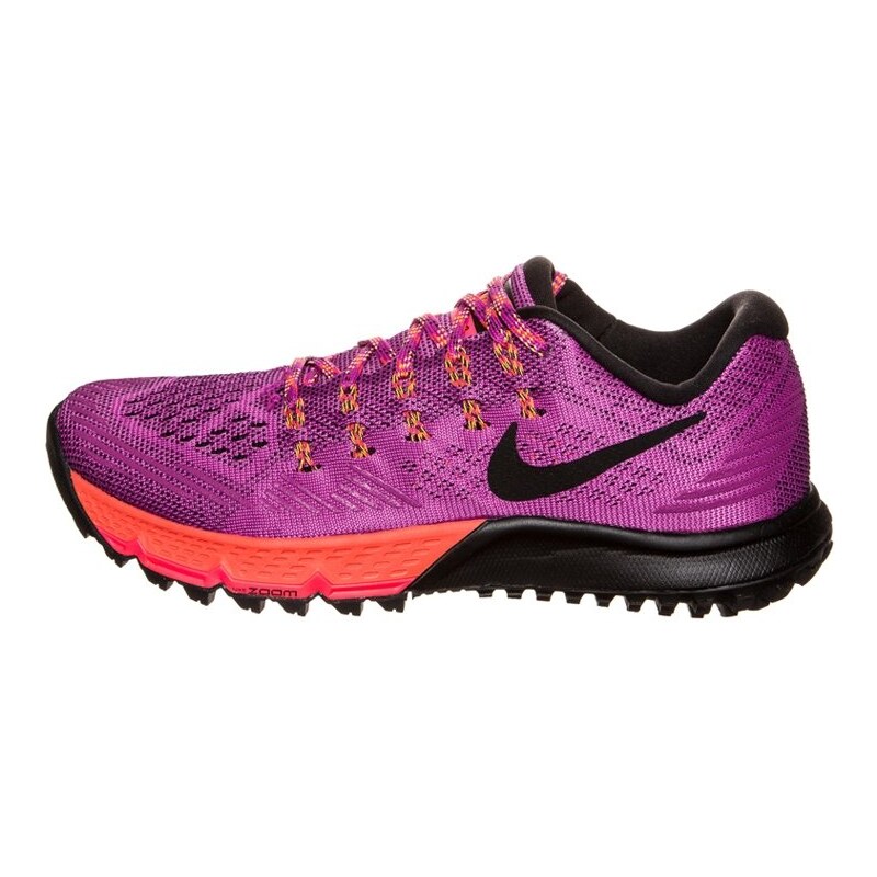 Nike Performance AIR ZOOM TERRA KIGER 3 Chaussures de running hyper violet/black/total crimson