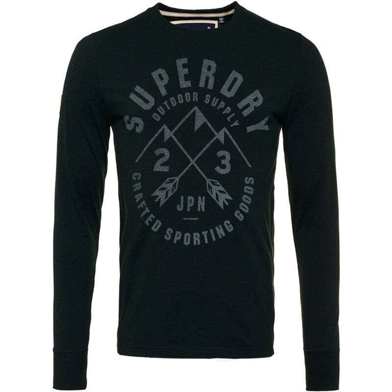 Superdry EXPEDITION Tshirt à manches longues dark forest green marl