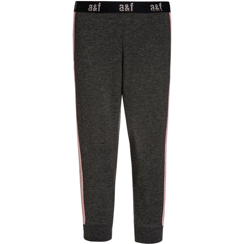 Abercrombie & Fitch ACTIVE Pantalon de survêtement dark grey/pink trim