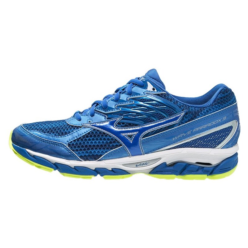 Mizuno WAVE PARADOX 3 Chaussures de running stables french blue/skydiver/safety yellow
