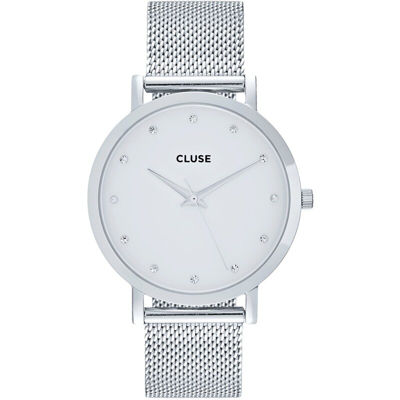 Cluse PAVANE Montre silvercoloured/white