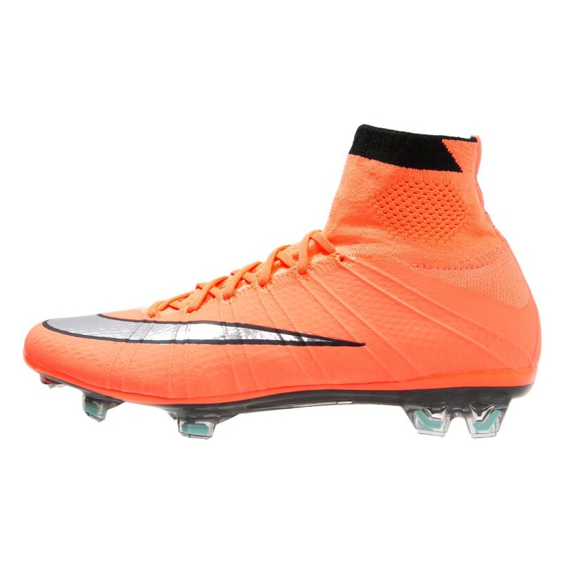 Nike Performance MERCURIAL SUPERFLY FG Chaussures de foot à crampons bright mango/metallic silver/hyper turquoise