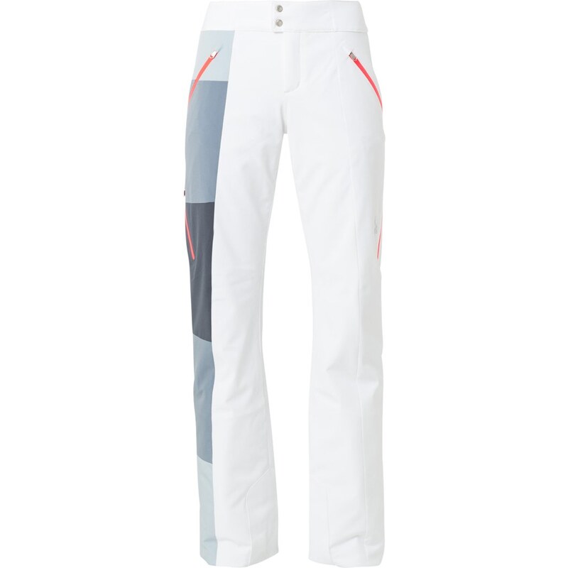 Spyder TEMERITY Pantalon de ski white/ depth/bright pink