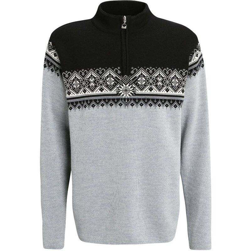 Dale of Norway ST. MORITZ Pullover metal grey/schiefer/black/off white