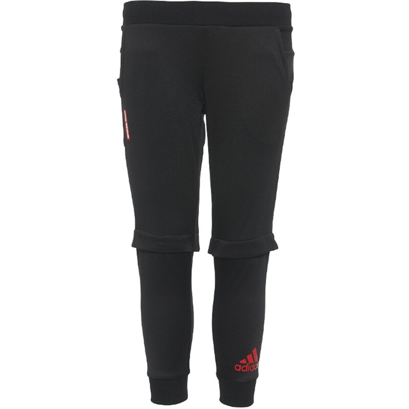adidas Performance MARVEL SPIDERMAN Pantalon de survêtement black/scarlet