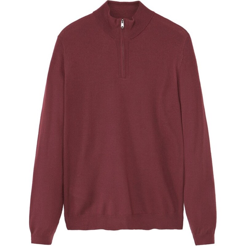 Mango WILLYP Pullover maroon