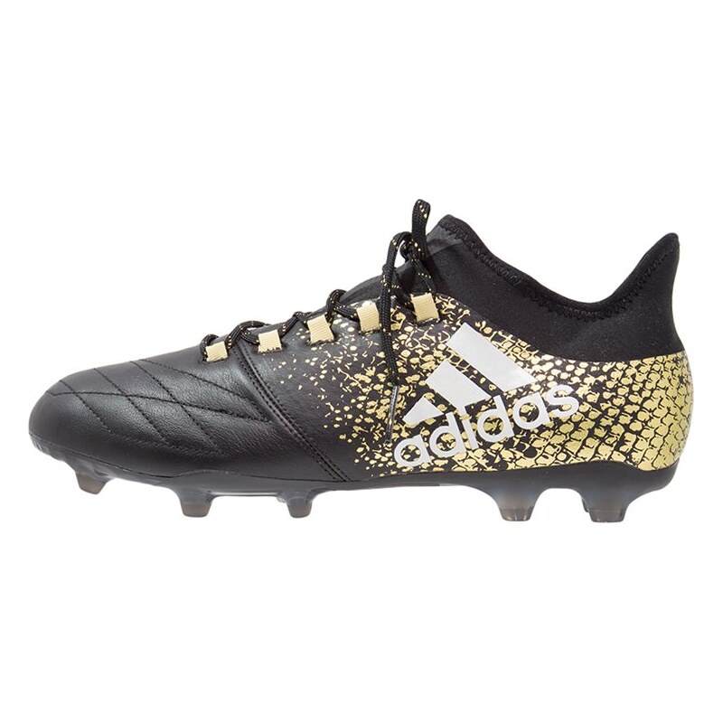 adidas Performance X 16.2 FG Chaussures de foot à crampons core black/white/gold metallic