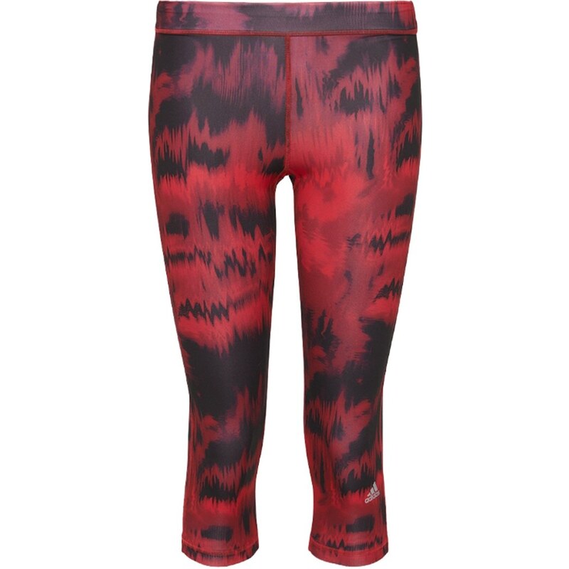 adidas Performance TECHFIT Collants ray red/print/matte silver