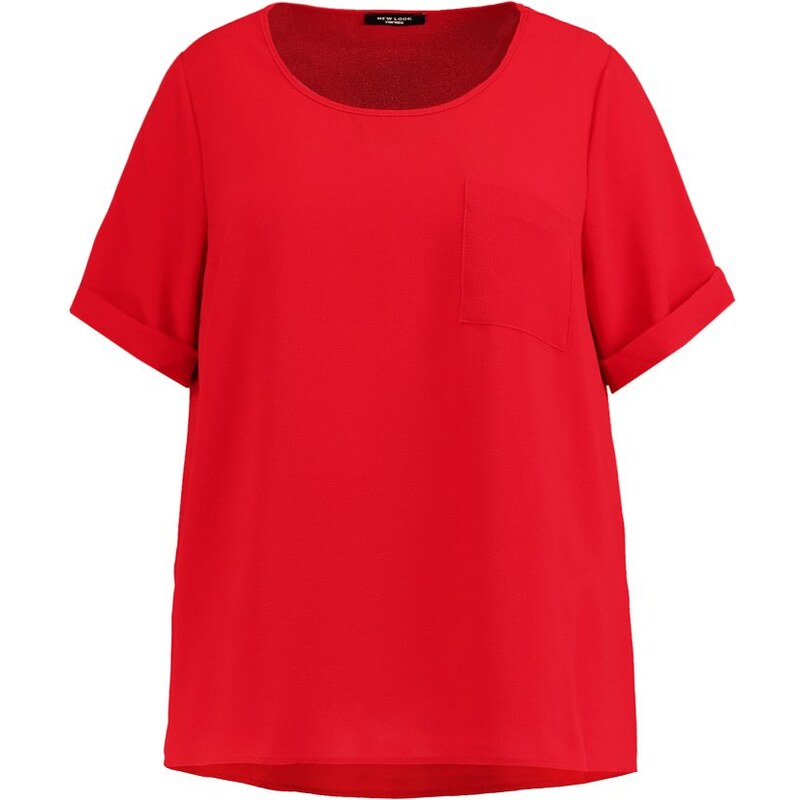 New Look Curves BOXY Blouse bright red
