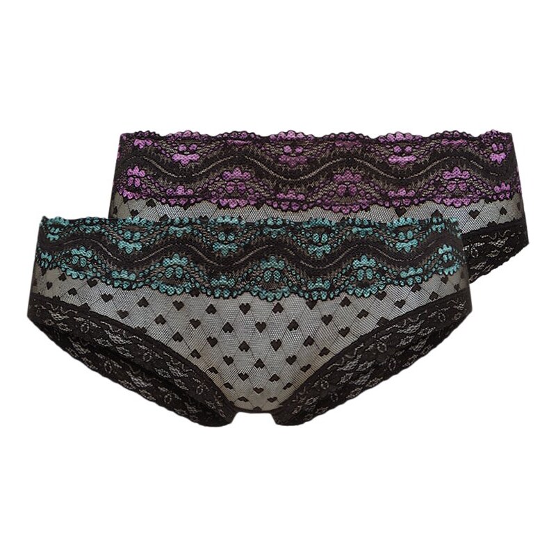 LASCANA 2 PACK Shorty lilac/turquoise