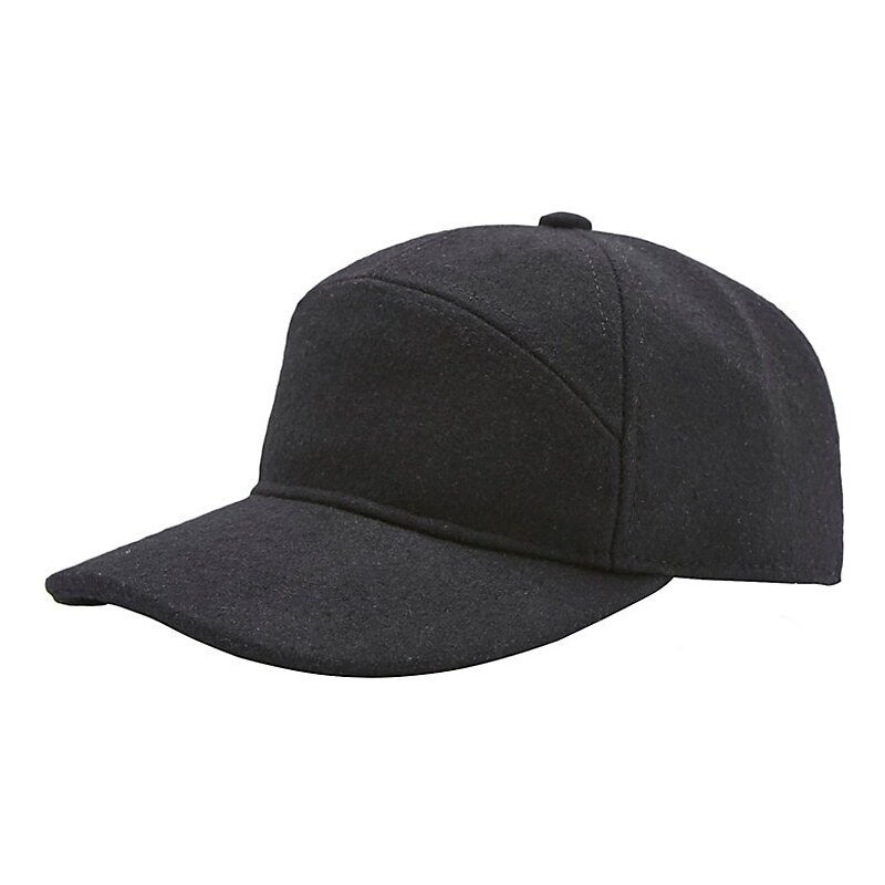 Urban Outfitters MELTON Casquette black