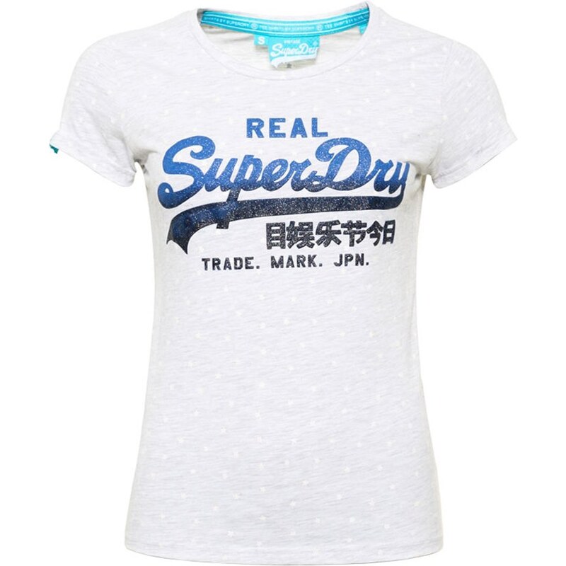 Superdry Tshirt imprimé overdyed ice marl