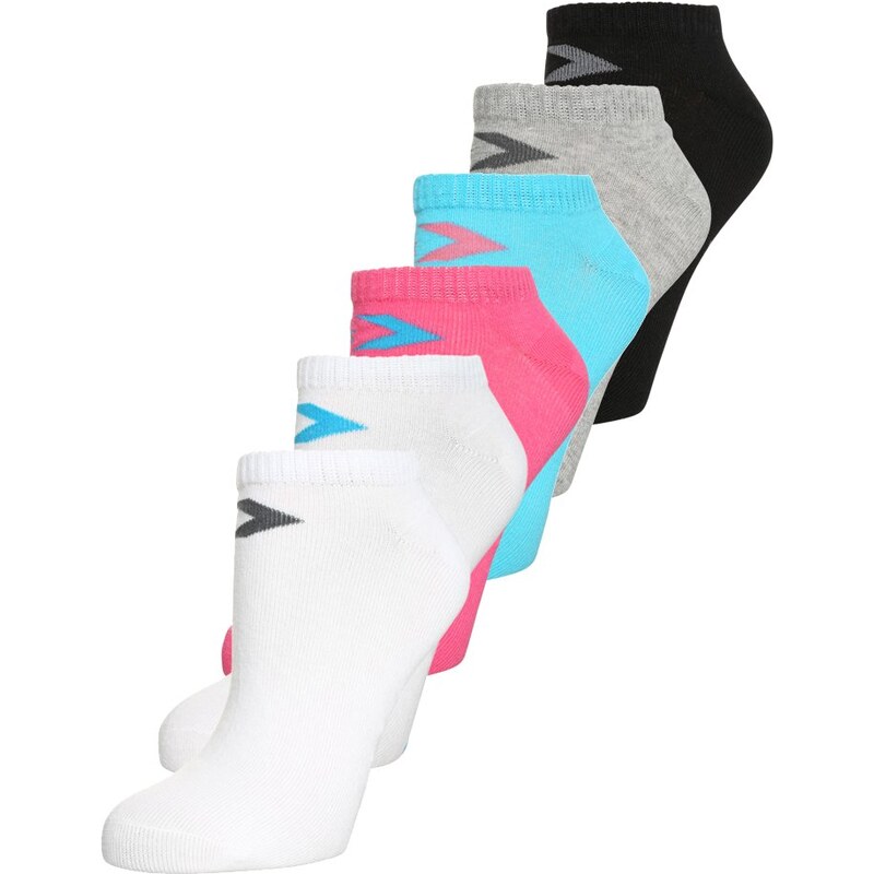 Converse BASIC 6 PACK Chaussettes white/grey/black