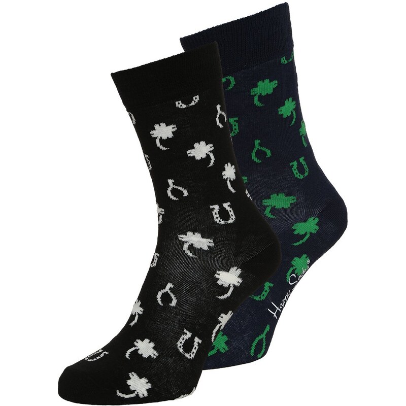 Happy Socks LUCKY 2 PACK Chaussettes black