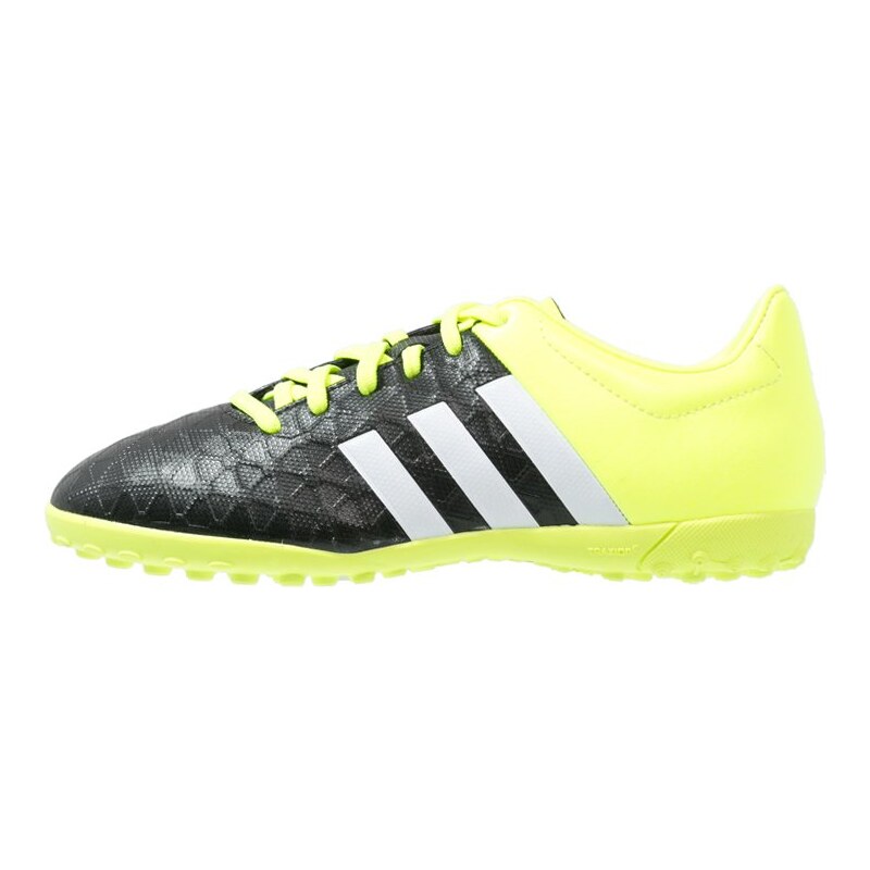 adidas Performance ACE 15.4 TF Chaussures de foot multicrampons core black/white/solar yellow
