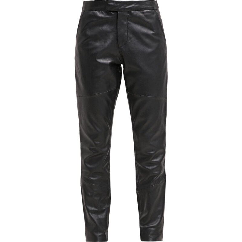 Goosecraft GALLERY Pantalon en cuir black
