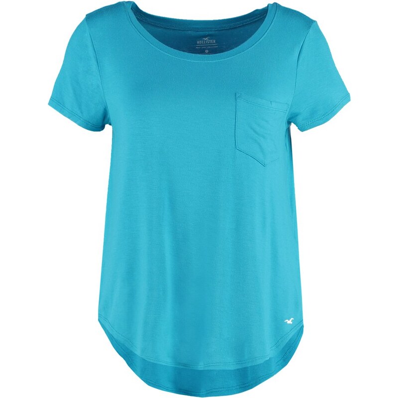 Hollister Co. MUSTHAVE Tshirt imprimé turquoise