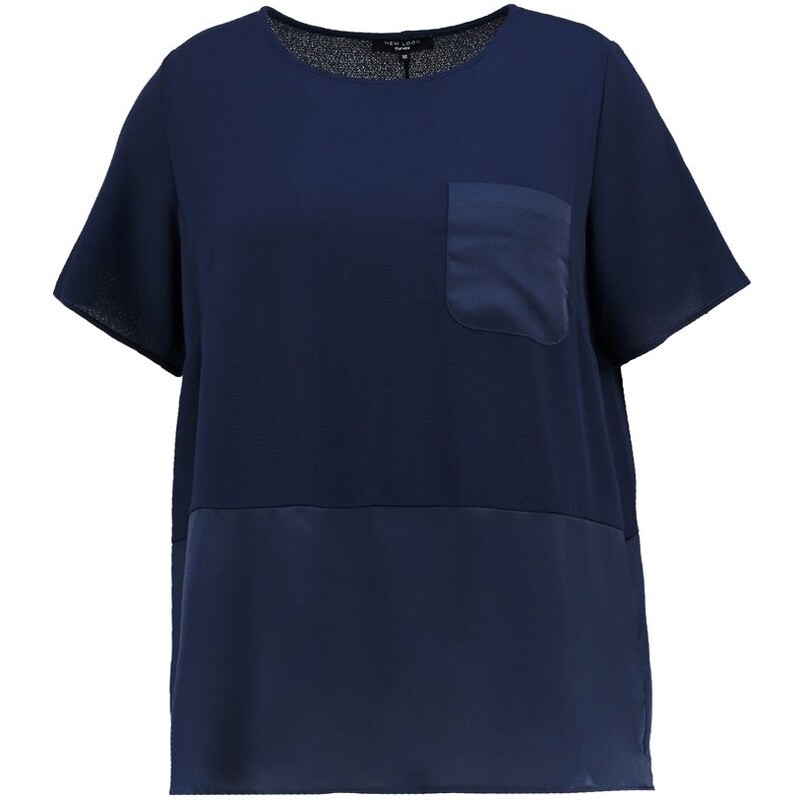 New Look Curves Blouse navy