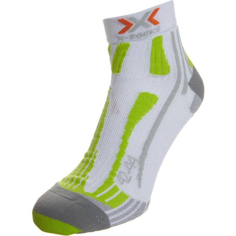 X Socks RUN SPEED TWO Chaussettes de sport white/green lime
