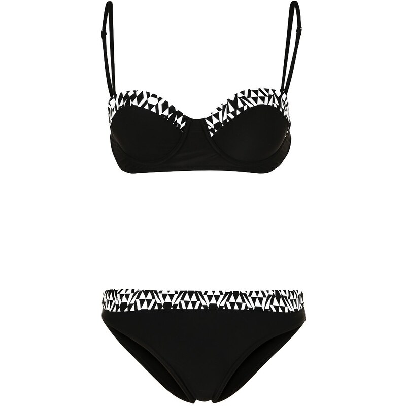 Twintip Performance Bikini black/white
