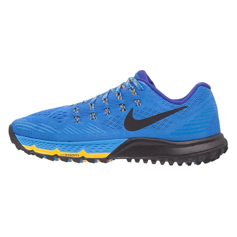 Nike Performance AIR ZOOM TERRA KIGER 3 Chaussures de running blauw/zwart