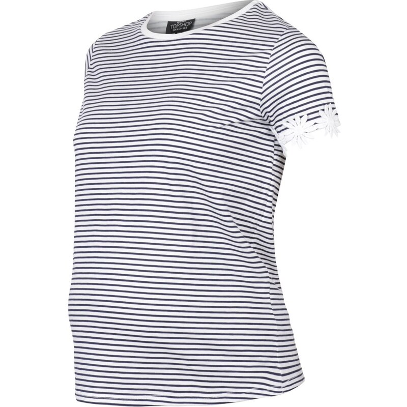 Topshop Maternity DAISY Tshirt imprimé navyblue