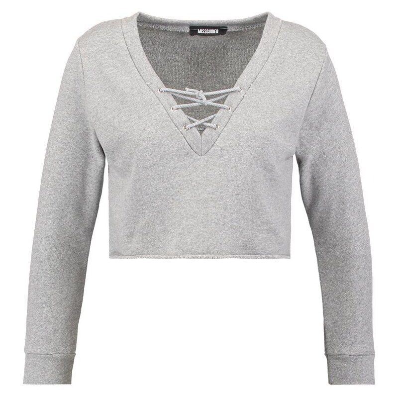 Missguided Petite Sweatshirt grey