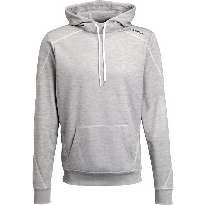 Craft IN THE ZONE Sweat polaire grey melange/white