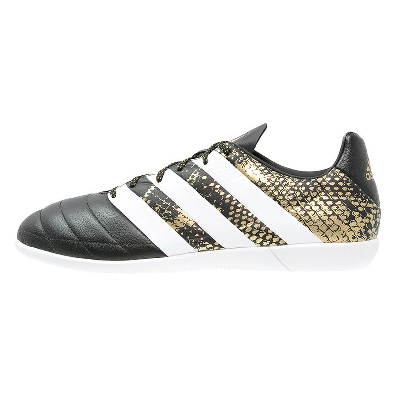 adidas Performance ACE 16.3 IN Chaussures de foot en salle core black/white/gold metallic
