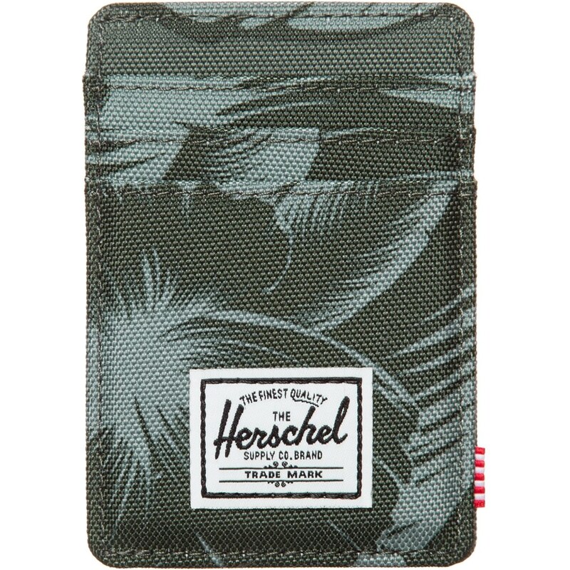 Herschel RAVEN Étui pour cartes de visite jungle floral green