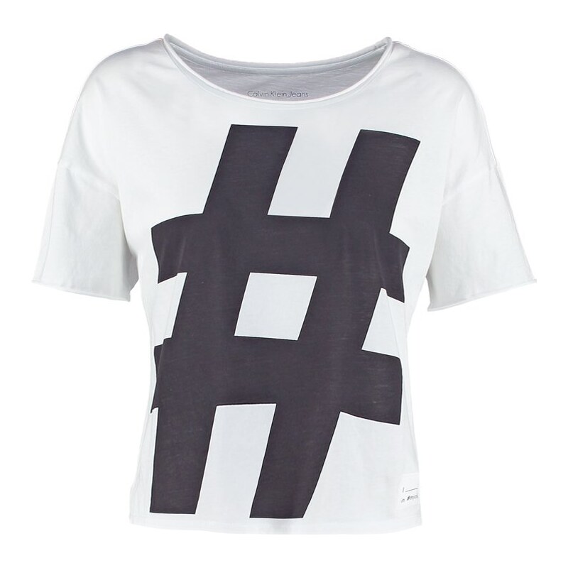 Calvin Klein Jeans Tshirt imprimé bright white