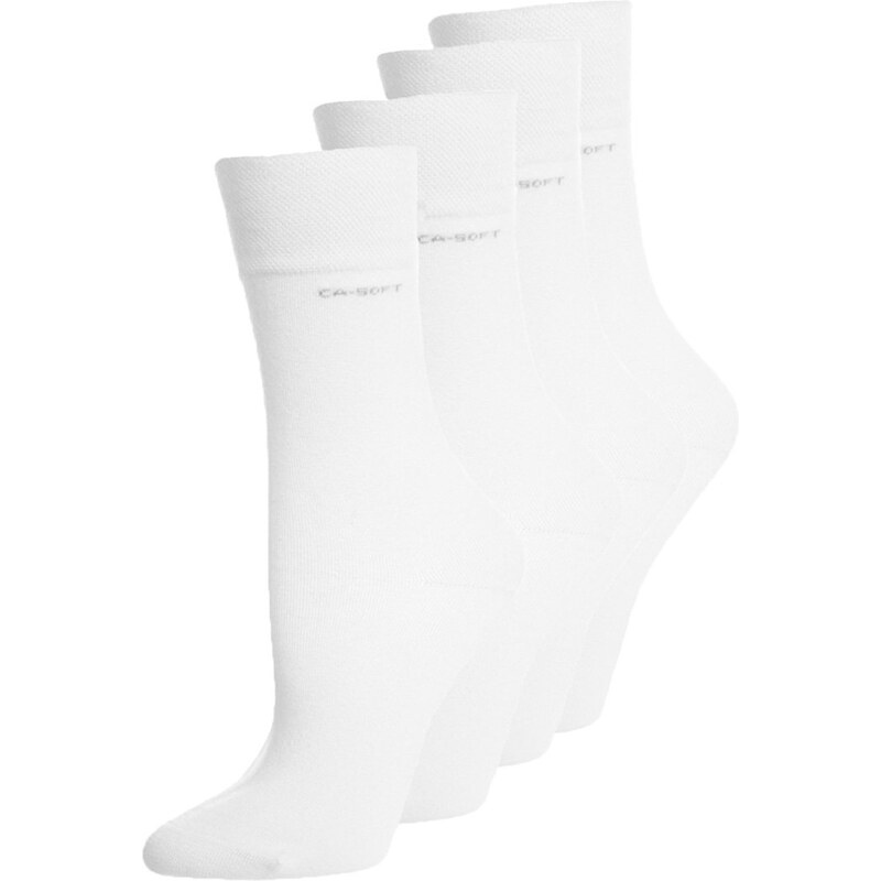 camano 4 PACK Chaussettes weiß