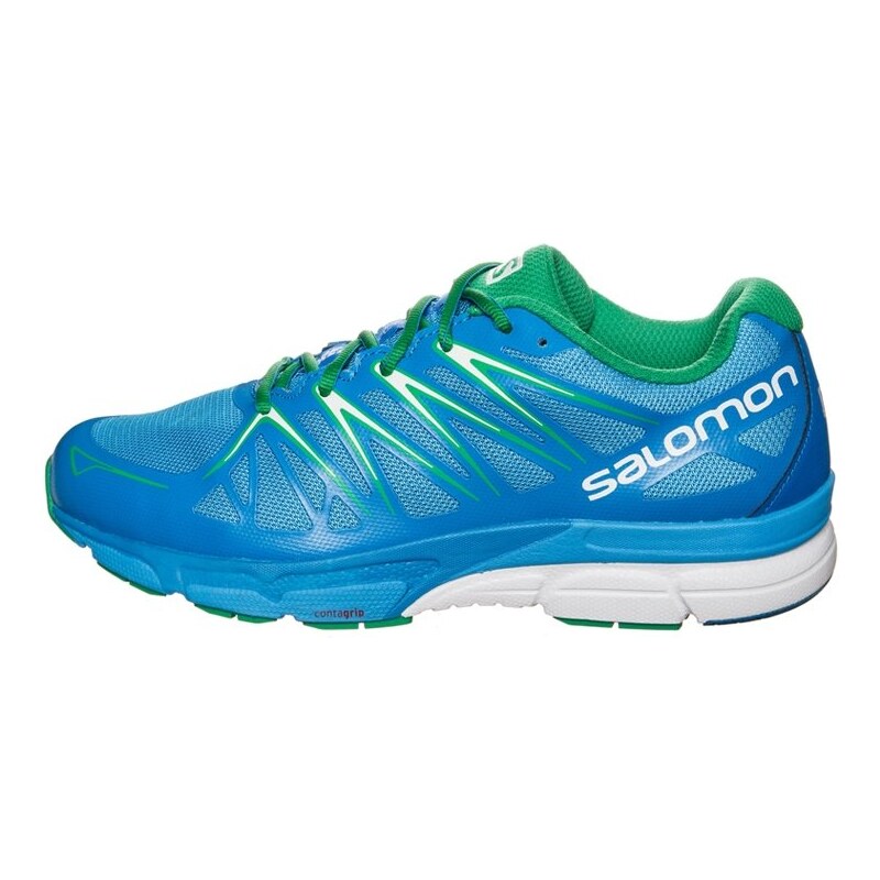Salomon X SCREAM FOIL Chaussures de running process blue/union blue/real green