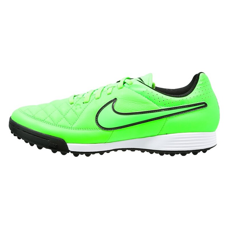 Nike Performance TIEMPO GENIO TF Chaussures de foot multicrampons green strike/black