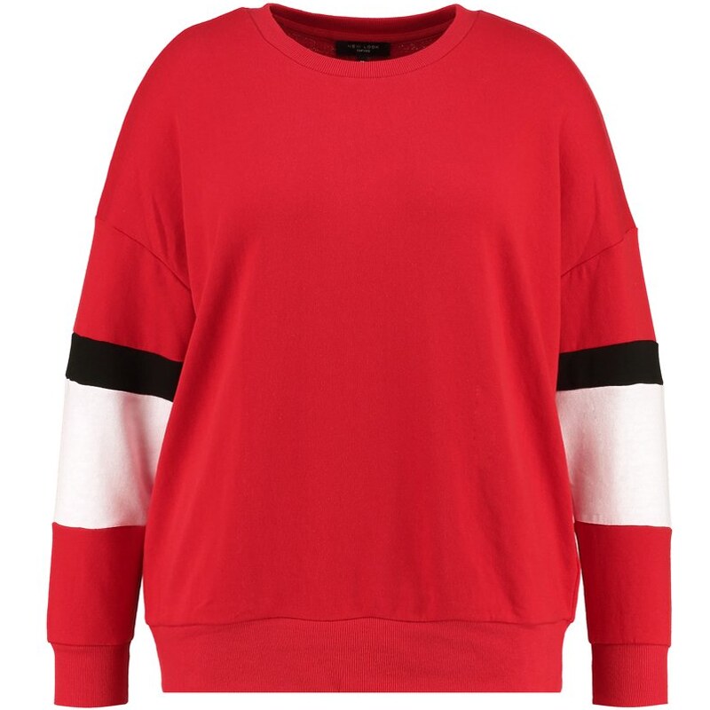 New Look Curves Sweatshirt bright red