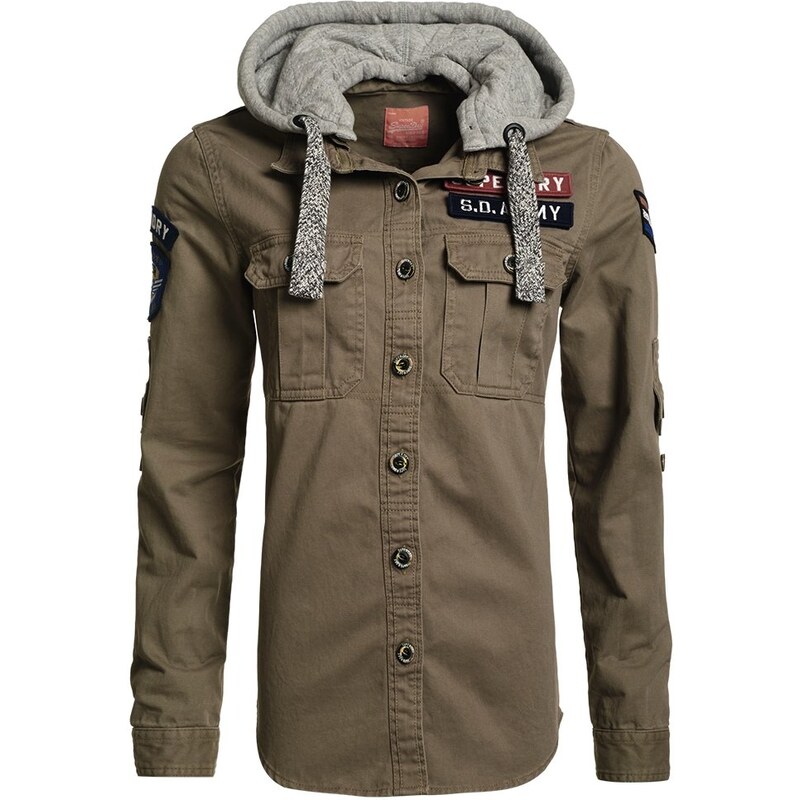 Superdry Chemisier army green