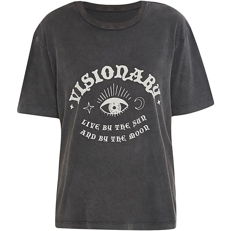 Urban Outfitters VISIONARY Tshirt imprimé black
