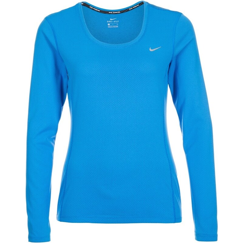 Nike Performance CONTOUR Tshirt à manches longues light photo blue