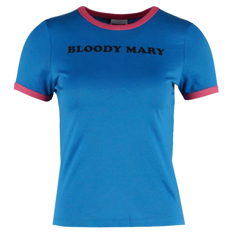 Noisy May Petite NMHARVEY Tshirt imprimé blue/red