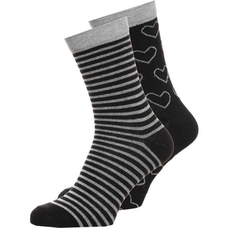 Even&Odd 2 PACK Chaussettes black