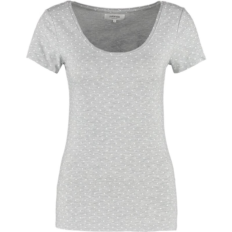 Zalando Essentials Tshirt imprimé light grey/white