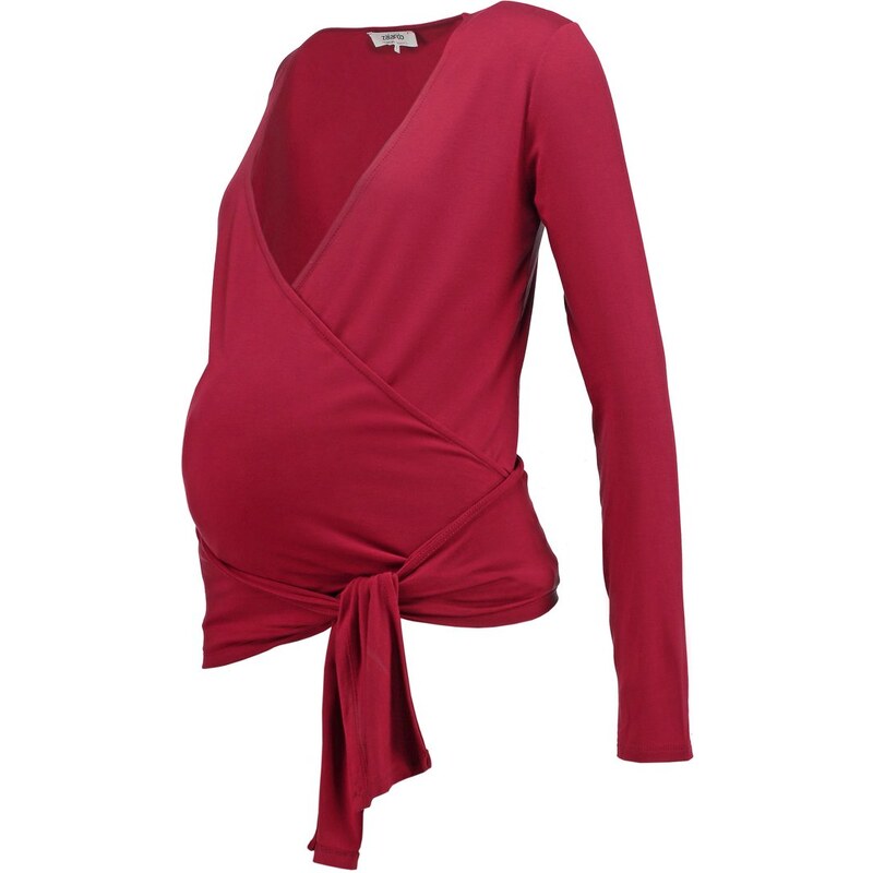 Zalando Essentials Maternity Tshirt à manches longues dark red