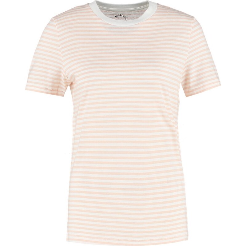 Selected Femme SFMY PERFECT Tshirt imprimé cameo rose