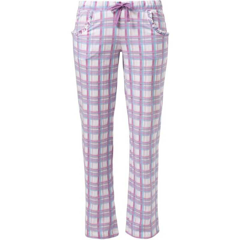 LASCANA Bas de pyjama lilac checked